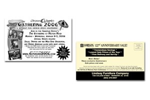 Rack Cards - 1 or 2 Color