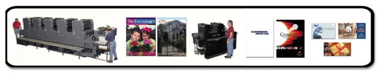 Printing press, color and black and white printing